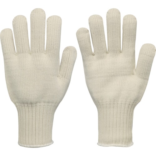 トラスコ中山 福徳 軍手 純綿超ごつい手袋 生成 フリー(ご注文単位1組)【直送品】