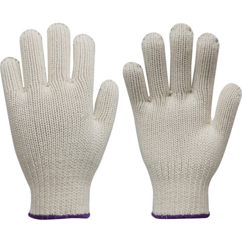 トラスコ中山 福徳 5ゲージ純綿極厚地9本編み 10双組(ご注文単位1組)【直送品】