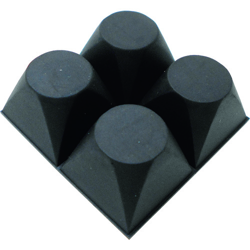 トラスコ中山 WAKI 粘着ゴムクッション EGC-002 4個入り(ご注文単位1袋)【直送品】