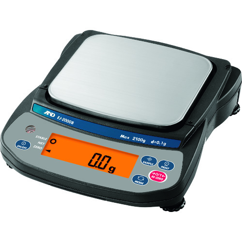 トラスコ中山 A&D パーソナル電子天びん EJ2000B(ご注文単位1台)【直送品】