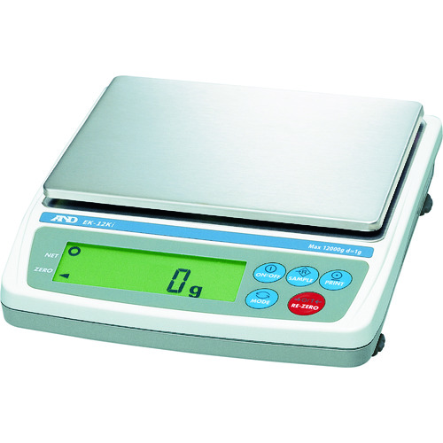 トラスコ中山 A&D パーソナル電子天びん1g/12000g(ご注文単位1台)【直送品】