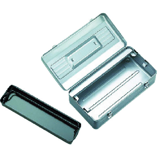 トラスコ中山 KTC スチール製工具箱 片開きメタルケース 間口410×奥行210×高さ150mm(ご注文単位1個)【直送品】