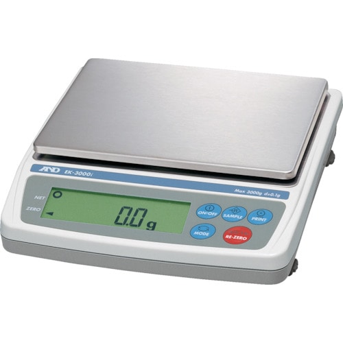 トラスコ中山 A&D パーソナル電子天びん0.1g/3000g(ご注文単位1台)【直送品】