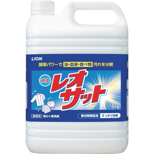 トラスコ中山 ライオン 液体レオサット 5kg（ご注文単位1本）【直送品】
