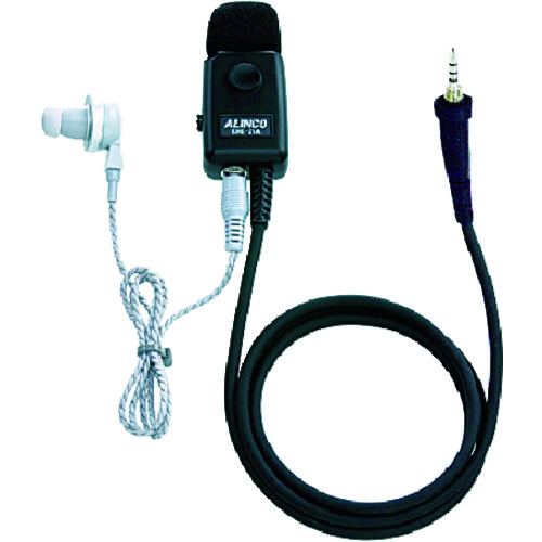 トラスコ中山 アルインコ 業務用イヤホンマイク1ピンタイプ(ご注文単位1個)【直送品】
