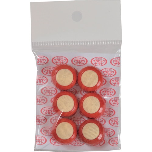 トラスコ中山 ヤマト エコミュアラビックヤマト スポンジキャップ6個入（ご注文単位1個）【直送品】