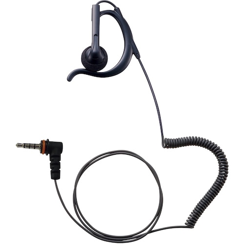 トラスコ中山 八重洲無線 イヤピース 耳かけ付きオープンエアー型(伸縮するカールコードタイプ)(ご注文単位1個)【直送品】