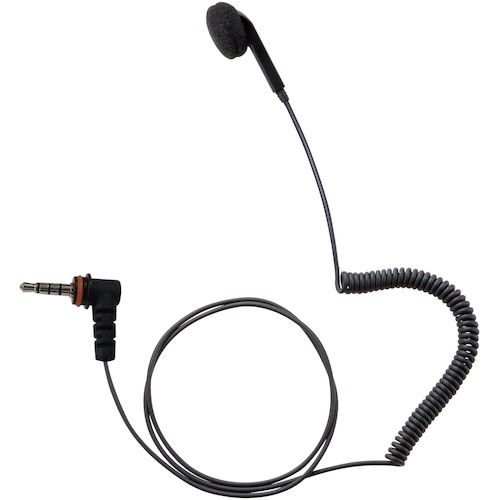 トラスコ中山 八重洲無線 イヤピース インイヤーオープン型(伸縮するカールコードタイプ)(ご注文単位1個)【直送品】