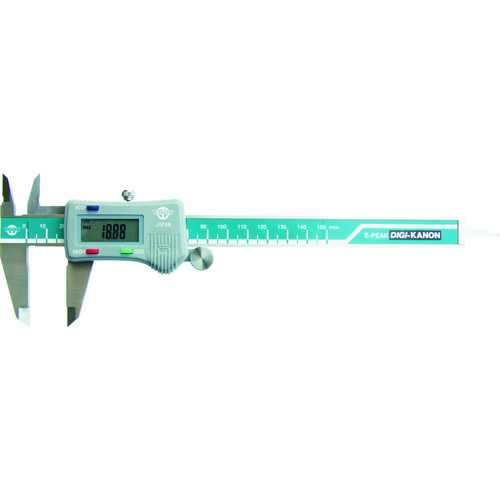 トラスコ中山 カノン 最大値・最小値ホールドデジタルピタノギス150mm(ご注文単位1本)【直送品】