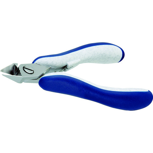 トラスコ中山 idealtek ESD精密ニッパ 先細形 大 セミフラッシュ刃 120mm(ご注文単位1個)【直送品】