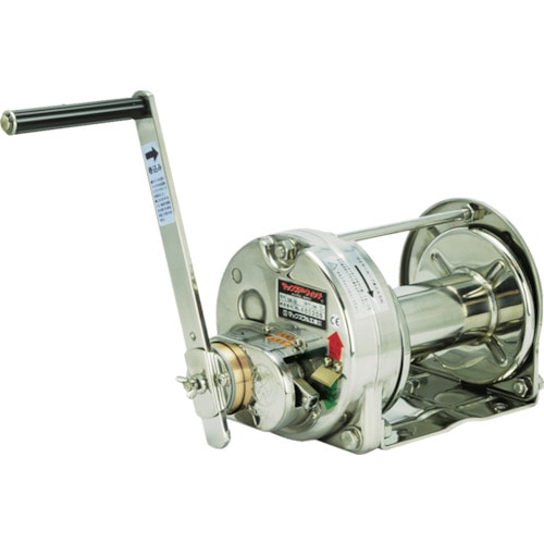 トラスコ中山 マックスプル ステンレス手動ウインチ(電解研磨) 109-1794(ご注文単位1台)【直送品】