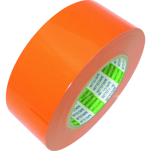 トラスコ中山 日東エルマテ ラインテープ E-SD(BC) 0.16mm×50mm×50m オレンジ(ご注文単位1巻)【直送品】