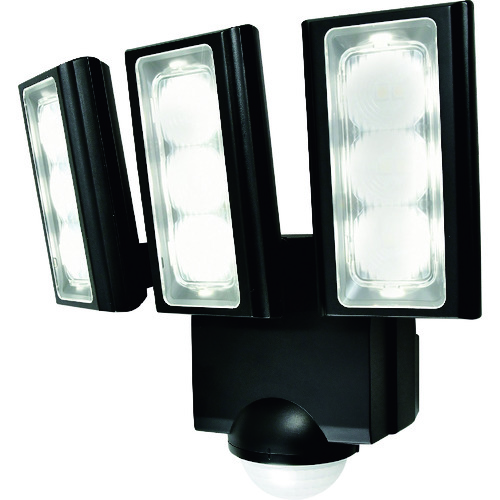 トラスコ中山 ELPA 乾電池式センサーライト3灯(ご注文単位1個)【直送品】