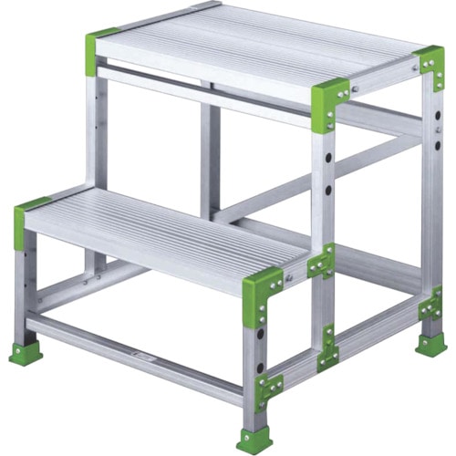 トラスコ中山 ハセガワ エコシリーズ作業台 2段 0.6m(ご注文単位1台)【直送品】
