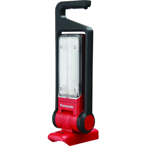 トラスコ中山 Panasonic 工事用充電LEDマルチ投光器(本体赤色)(ご注文単位1台)【直送品】