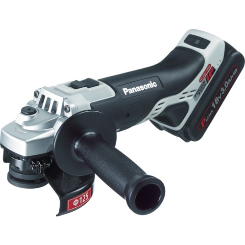 トラスコ中山 Panasonic 充電ディスクグラインダー125 18V 3.0Ah（ご注文単位1台）【直送品】