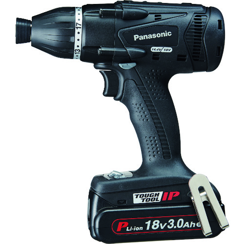 トラスコ中山 Panasonic デュアル マルチインパクトドライバー 18V3.0Ahセット品 黒(ご注文単位1台)【直送品】