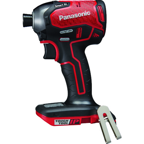 トラスコ中山 Panasonic デュアル インパクトドライバー 本体のみ 赤(ご注文単位1台)【直送品】
