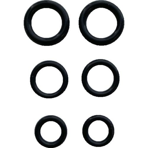 トラスコ中山 ボッシュ 高圧洗浄機用Oリング(6個セット)(ご注文単位1セット)【直送品】