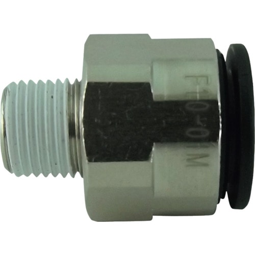 トラスコ中山 チヨダ ファイブメイルコネクタ 10mm・R1/8（ご注文単位1個）【直送品】