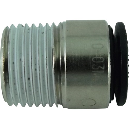 トラスコ中山 チヨダ チューブ継手 ファイブ六角穴付メイルコネクター 10mm・R3/8（ご注文単位1個）【直送品】