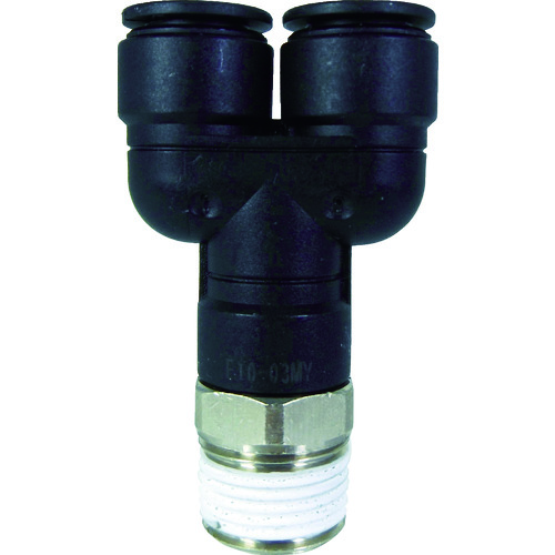 トラスコ中山 チヨダ ファイブメイルブランチワイ 10mm・R3/8（ご注文単位1個）【直送品】