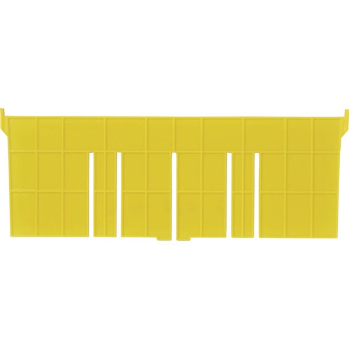 トラスコ中山 DIC F型コンテナF-12用長手用仕切板 外寸：365×136 黄（ご注文単位1枚）【直送品】