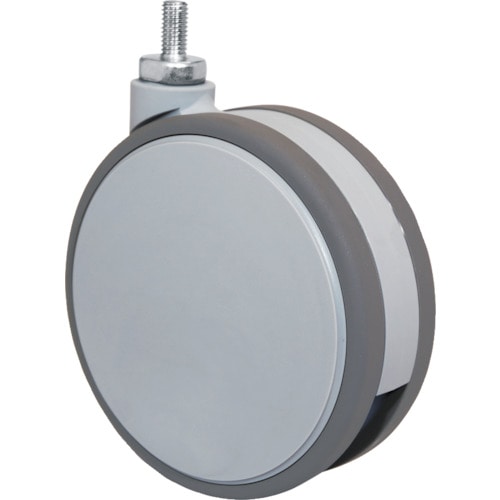 トラスコ中山 東海 ねじ込み双輪キャスター 130径 自在 M16x2.0(ご注文単位1個)【直送品】