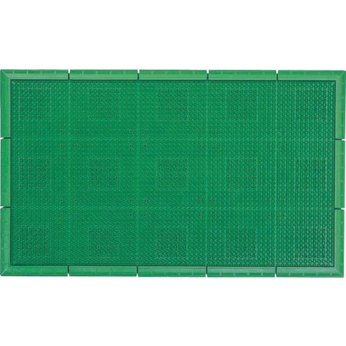 トラスコ中山 コンドル エバック 屋外用マット サンステップマット #6 600mm×900mm 緑（ご注文単位1枚）【直送品】