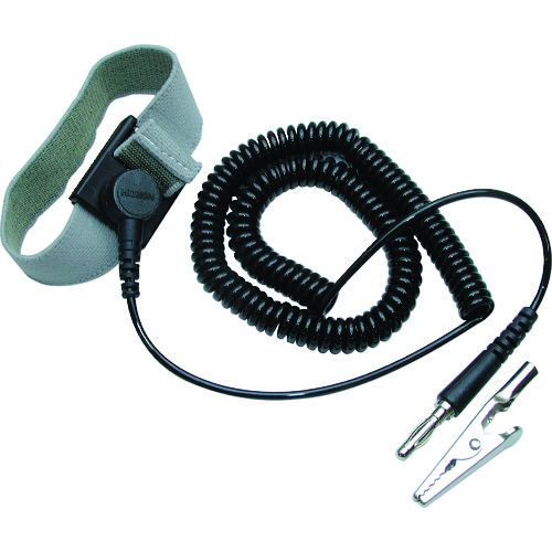 トラスコ中山 HOZAN リストストラップ 金属アレルギー対応(ご注文単位1個)【直送品】