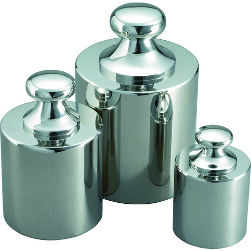 トラスコ中山 ViBRA F1CSB-1K:円筒分銅 1kg F1級(非磁性ステンレス)(ご注文単位1個)【直送品】