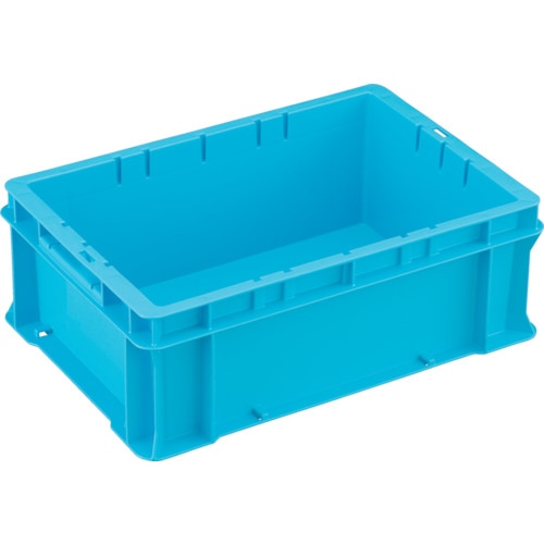 トラスコ中山 TRUSCO F型エコキャップ再生コンテナ 12L ライトブルー（ご注文単位1個）【直送品】