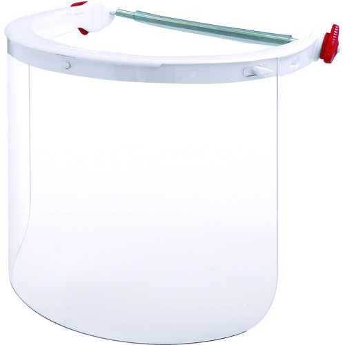 >トラスコ中山 OTOS ヘルメット取付型防災面 クリア(ご注文単位1個)【直送品】