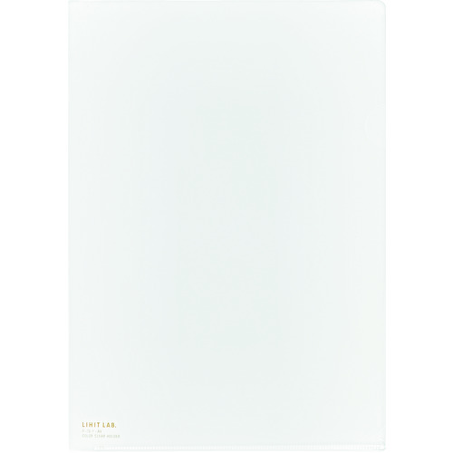 トラスコ中山 リヒト A4クリヤーホルダー 乳白（ご注文単位1枚）【直送品】