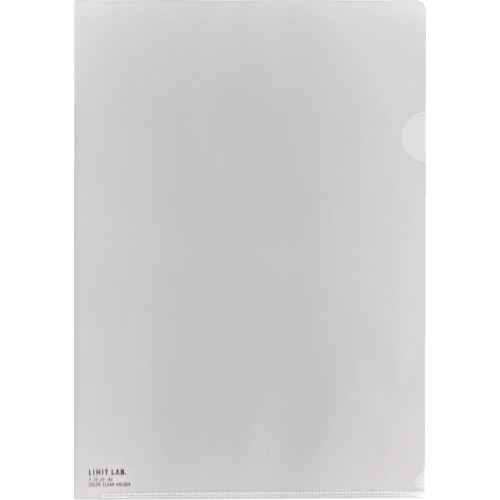 トラスコ中山 リヒト A4クリヤーホルダー クリスタル（ご注文単位1枚）【直送品】