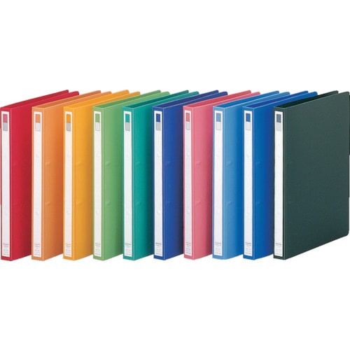 トラスコ中山 リヒト A4/Sリングファイル 黒 収納数150枚（ご注文単位1冊）【直送品】