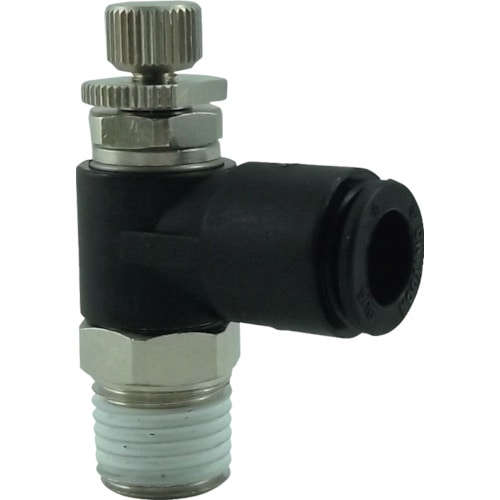 トラスコ中山 チヨダ ファイブスピードコントローラα メーターアウト8mm・R1/4(ご注文単位1個)【直送品】