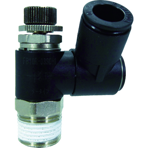 トラスコ中山 チヨダ ファイブスピードコントローラβメーターイン10mm・R3/8（ご注文単位1個）【直送品】