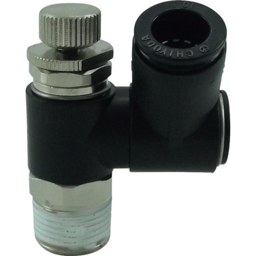 トラスコ中山 チヨダ ファイブスピードコントローラβ メーターアウト10mm・R3/8（ご注文単位1個）【直送品】