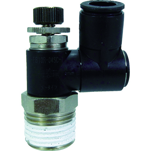 トラスコ中山 チヨダ ファイブスピードコントローラβメーターイン10mm・R1/2（ご注文単位1個）【直送品】