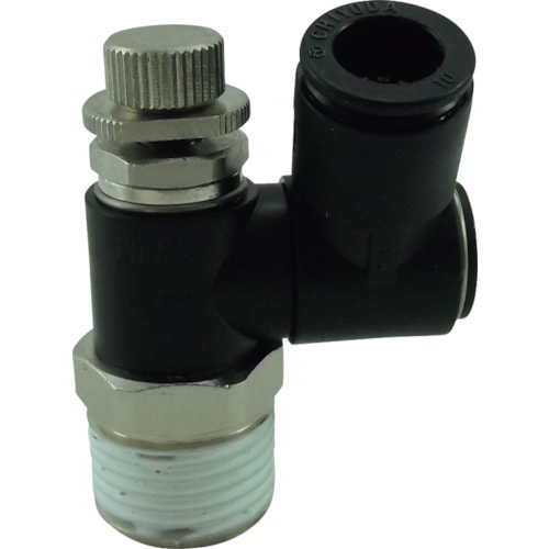 トラスコ中山 チヨダ ファイブスピードコントローラβ メーターアウト10mm・R1/2（ご注文単位1個）【直送品】