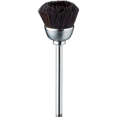 トラスコ中山 ミニモ 毛ブラシ カップ 馬毛 ミディアム φ12 (10本入)　499-1931（ご注文単位1パック）【直送品】