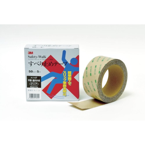 トラスコ中山 3M セーフティ・ウォーク タイプF 100mmX5m クリア(ご注文単位1巻)【直送品】