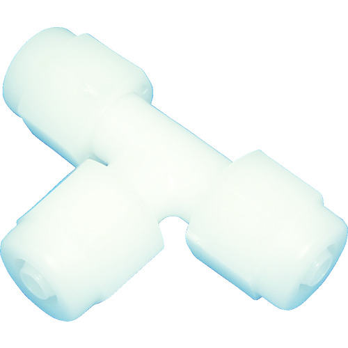 トラスコ中山 アラム チューブ継手 FUコネクター T型 ポリプロピレン(白)(1764-03) 適用チューブ径4×6mm(ご注文単位1個)【直送品】