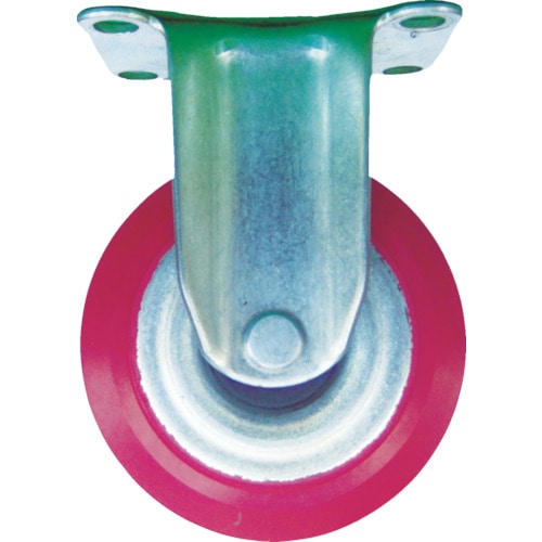 トラスコ中山 アイケー スチールホイル固定ゴム車Φ85(ご注文単位1個)【直送品】