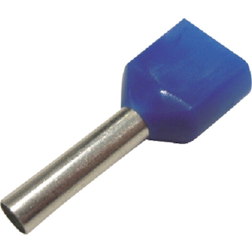 トラスコ中山 DST ツインフェルール形端子(100個入り)青 352-7775(ご注文単位1袋)【直送品】