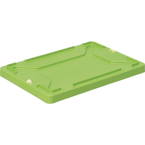 トラスコ中山 TRUSCO αコンテナ蓋 ロック付 423×290×36.5 グリーン(ご注文単位1枚)【直送品】