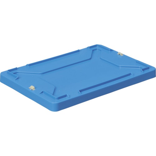 トラスコ中山 DIC F型コンテナ蓋(ロック付) 外寸：W423XD288XH36.5 青（ご注文単位1枚）【直送品】