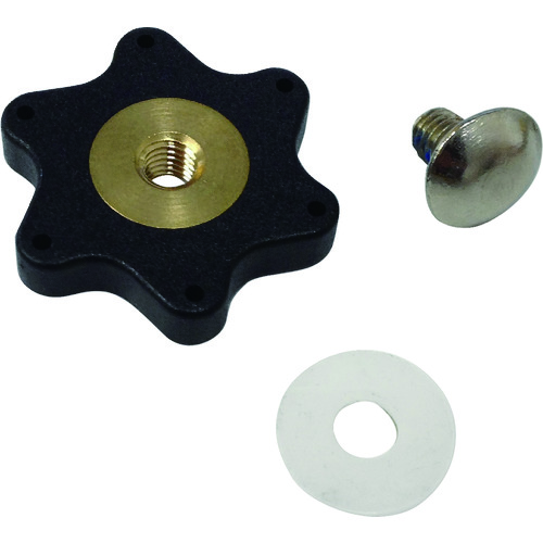 トラスコ中山 タジマ 丸鋸用角度切り定規 フリーガイド 200用パーツ 固定つまみセット(ご注文単位1個)【直送品】