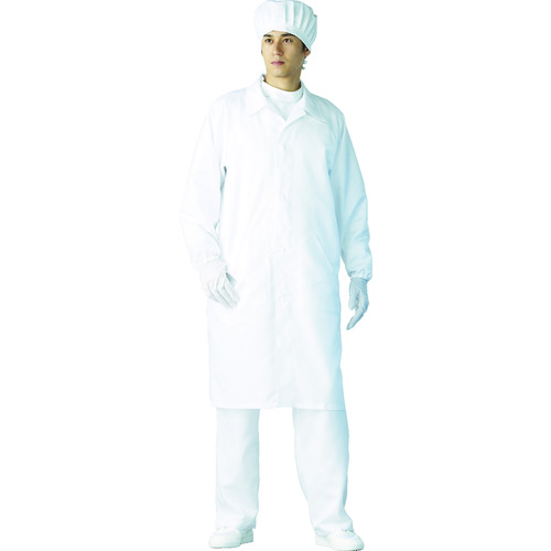 トラスコ中山 TriApex クリーンコート S ホワイト(ご注文単位1着)【直送品】